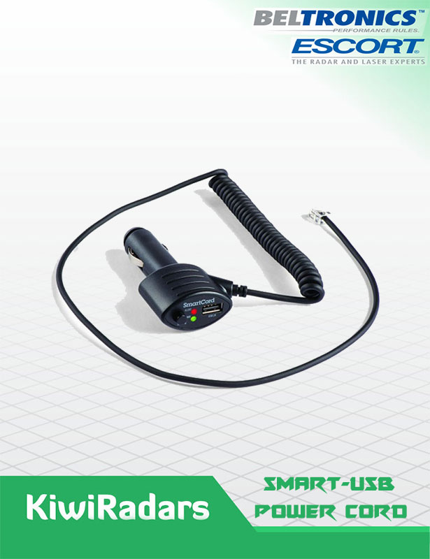 thumbnail image 2 of 12ft Car Power Cord For Escort REDLINE, 7500, EARS9 Radar Detectors - Cigarette Lighter Cable 2 of 13