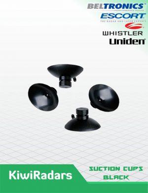 Suction Cups Black Radar Detectors
