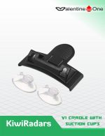 Cradle Mount Valentine Gen1 Radars with suction cups