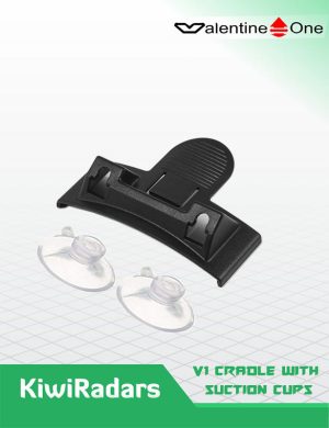 Cradle Mount Valentine Gen2 Radars with suction cups